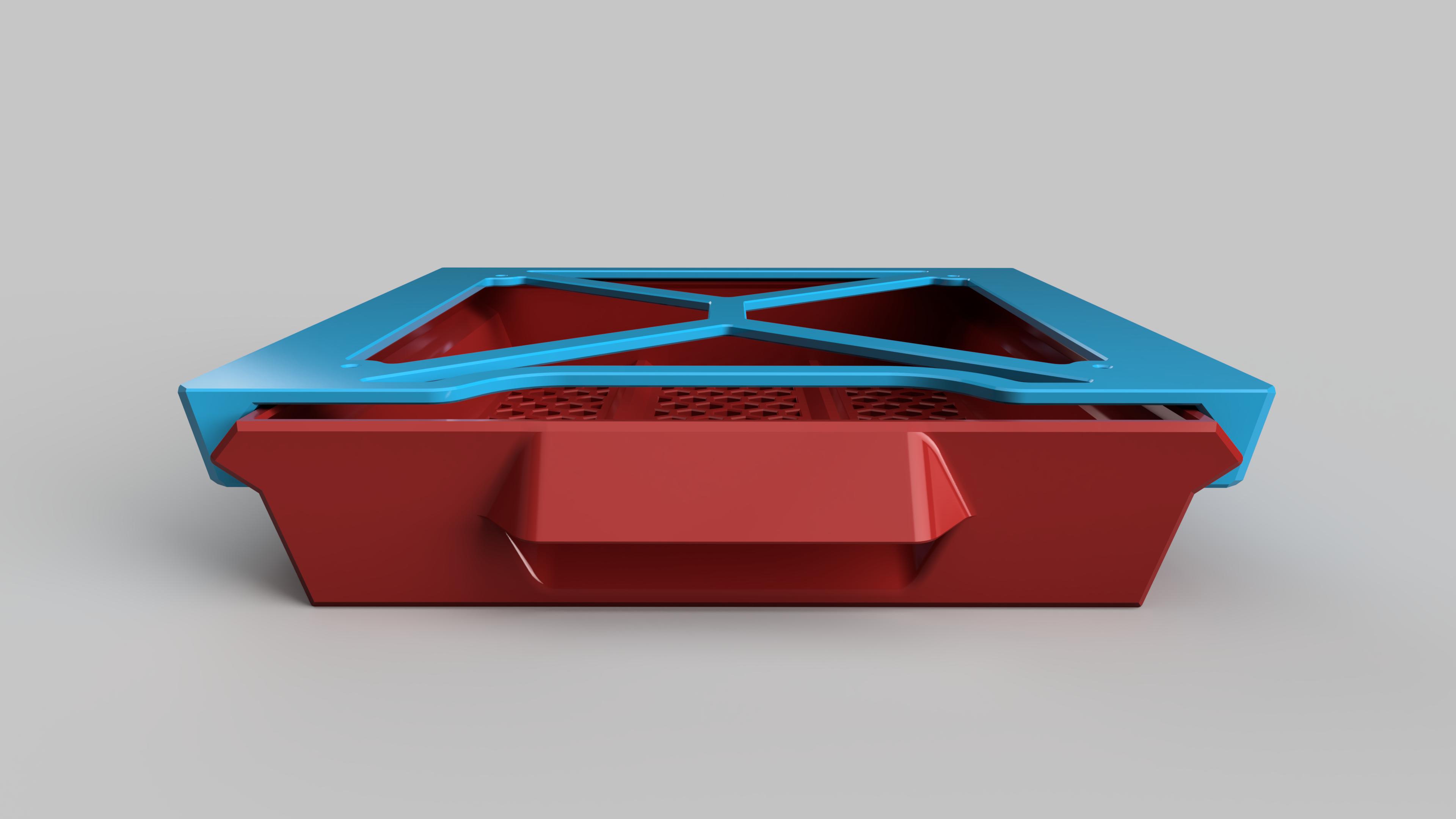 Under Desk Drawer by Peters Download free STL model