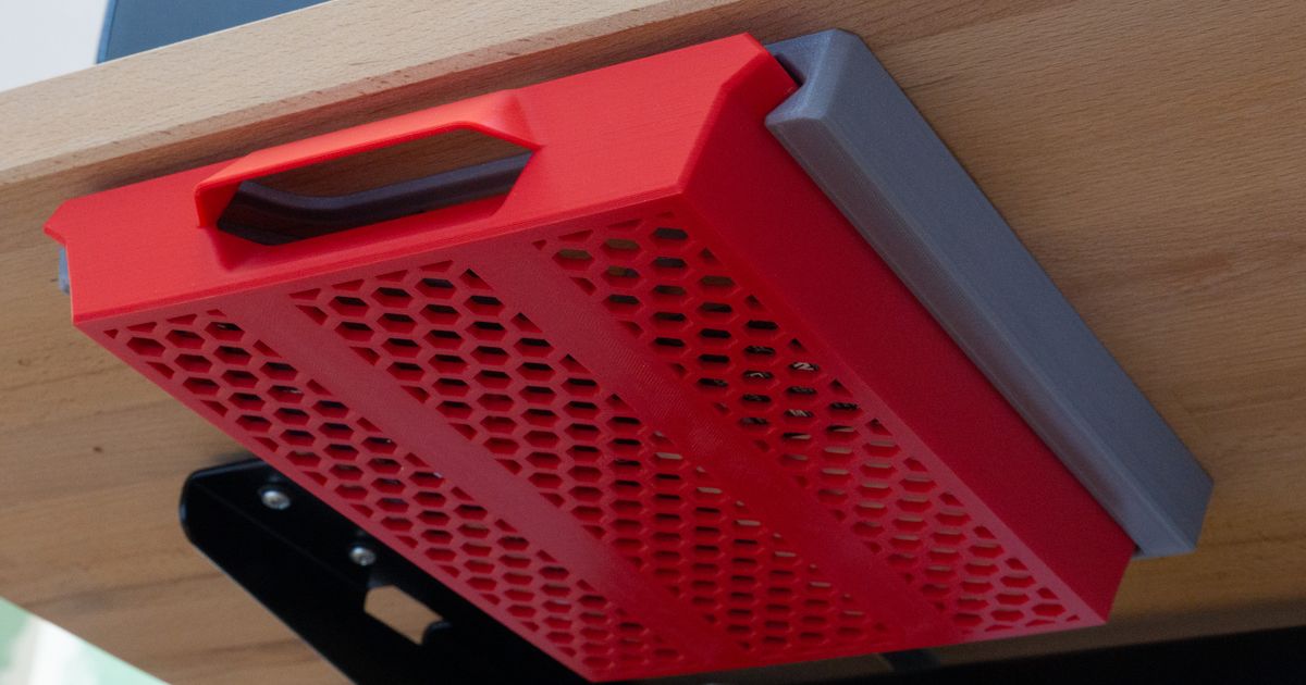 Under Desk Drawer by Peters Download free STL model