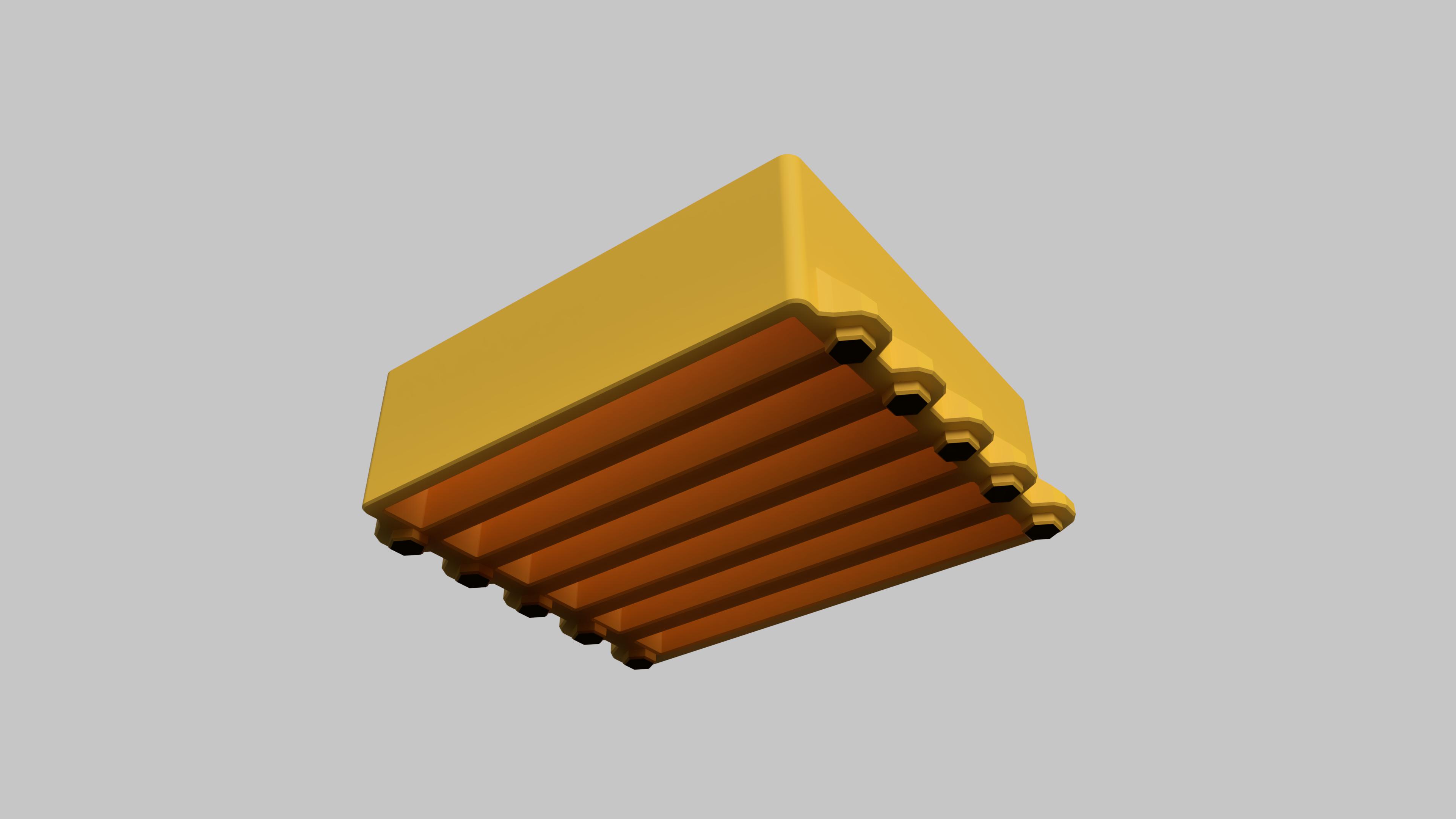 Miniatura 13 do modelo 3D Under Desk Drawer