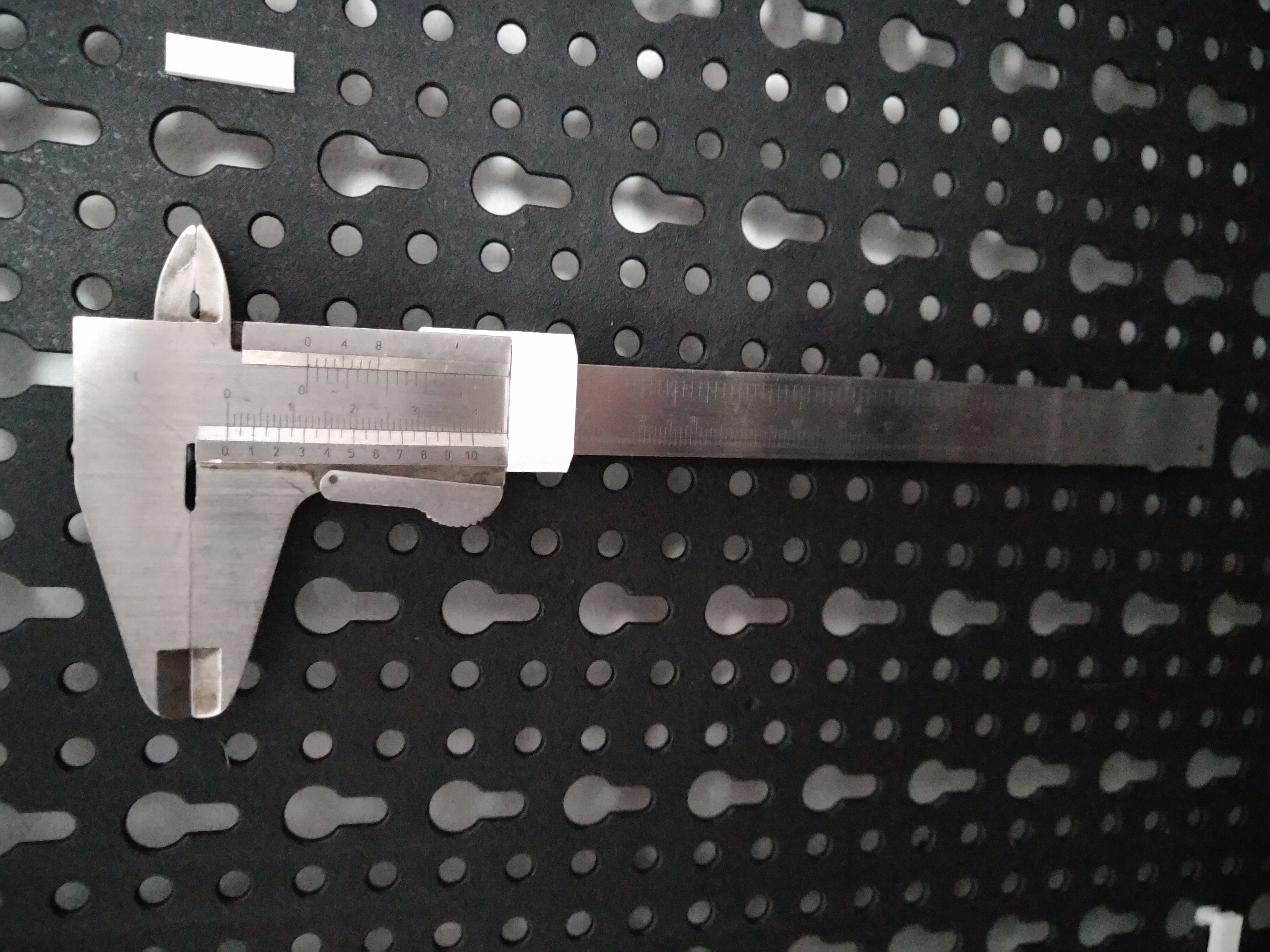 Parkside pegboard - caliper holder
