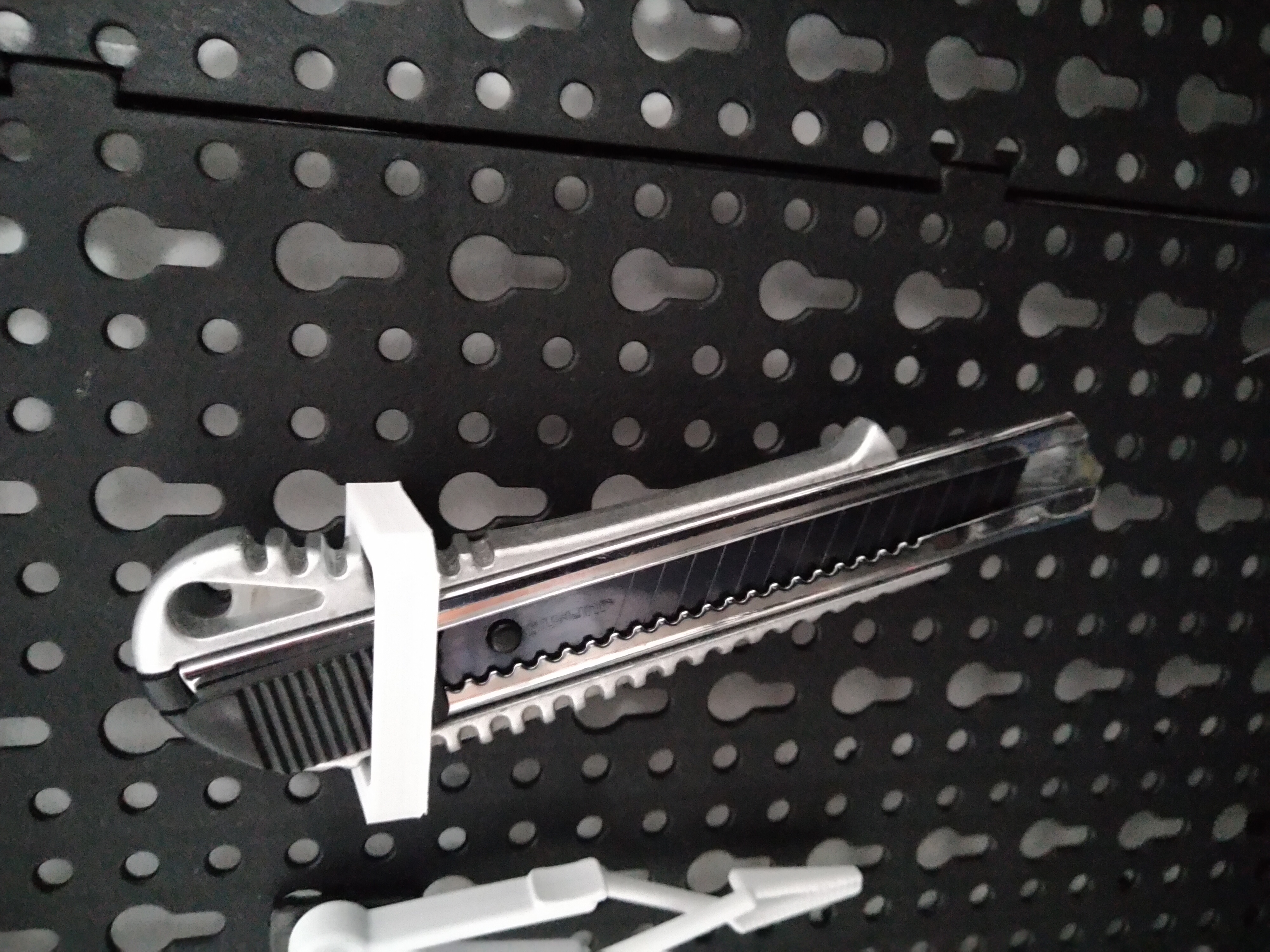 Parkside pegboard - knife holder