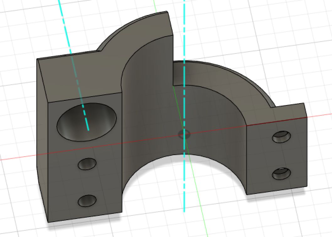 U-Lock mount for bike on the steering by Kandzior | Download free STL ...