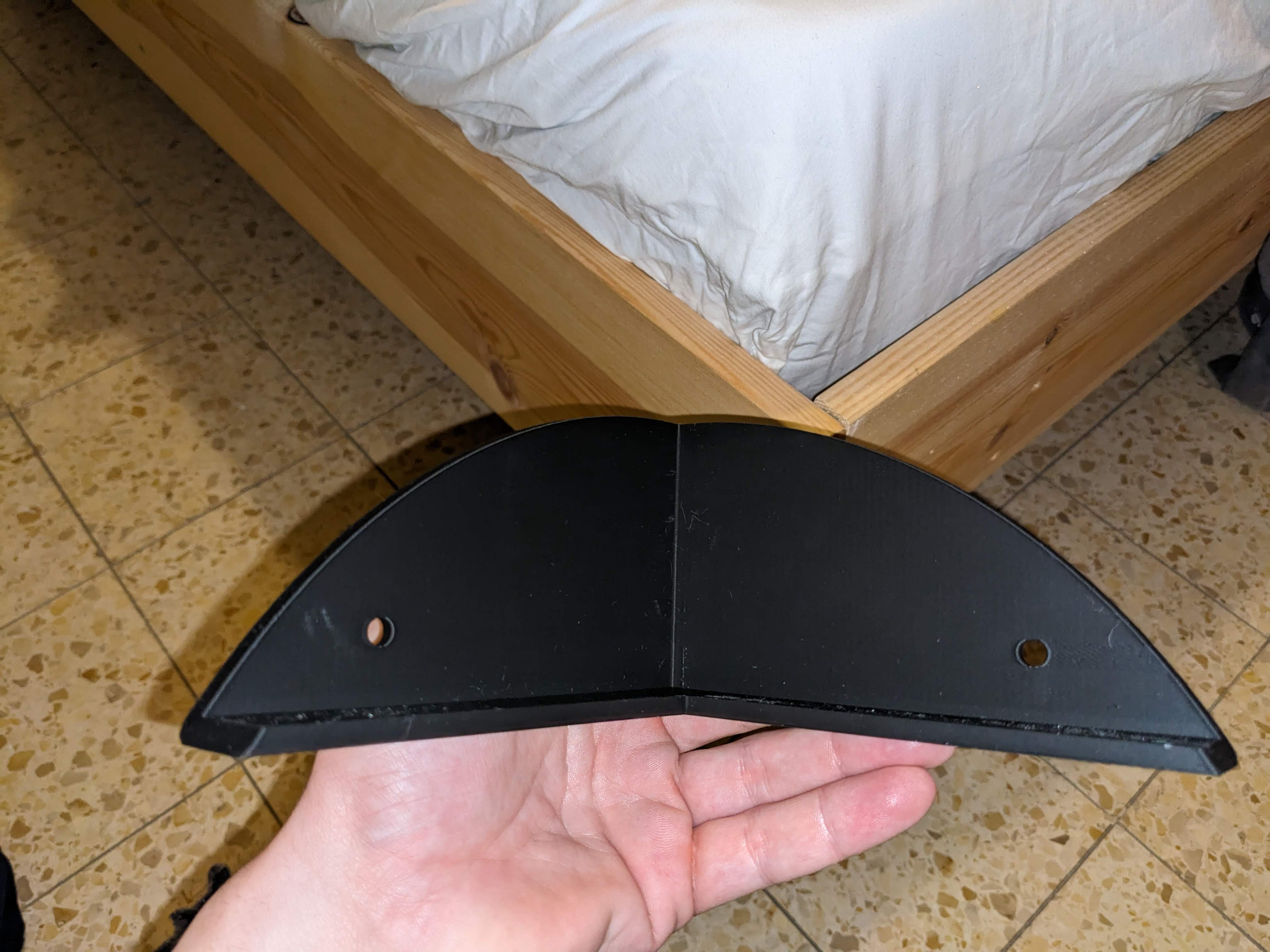 Bed Frame corner cover by TzviBar Schumert Download free STL model