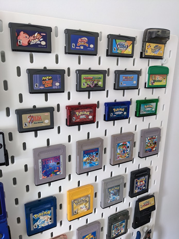 Game Boy Cartridge Mount for IKEA SKADIS