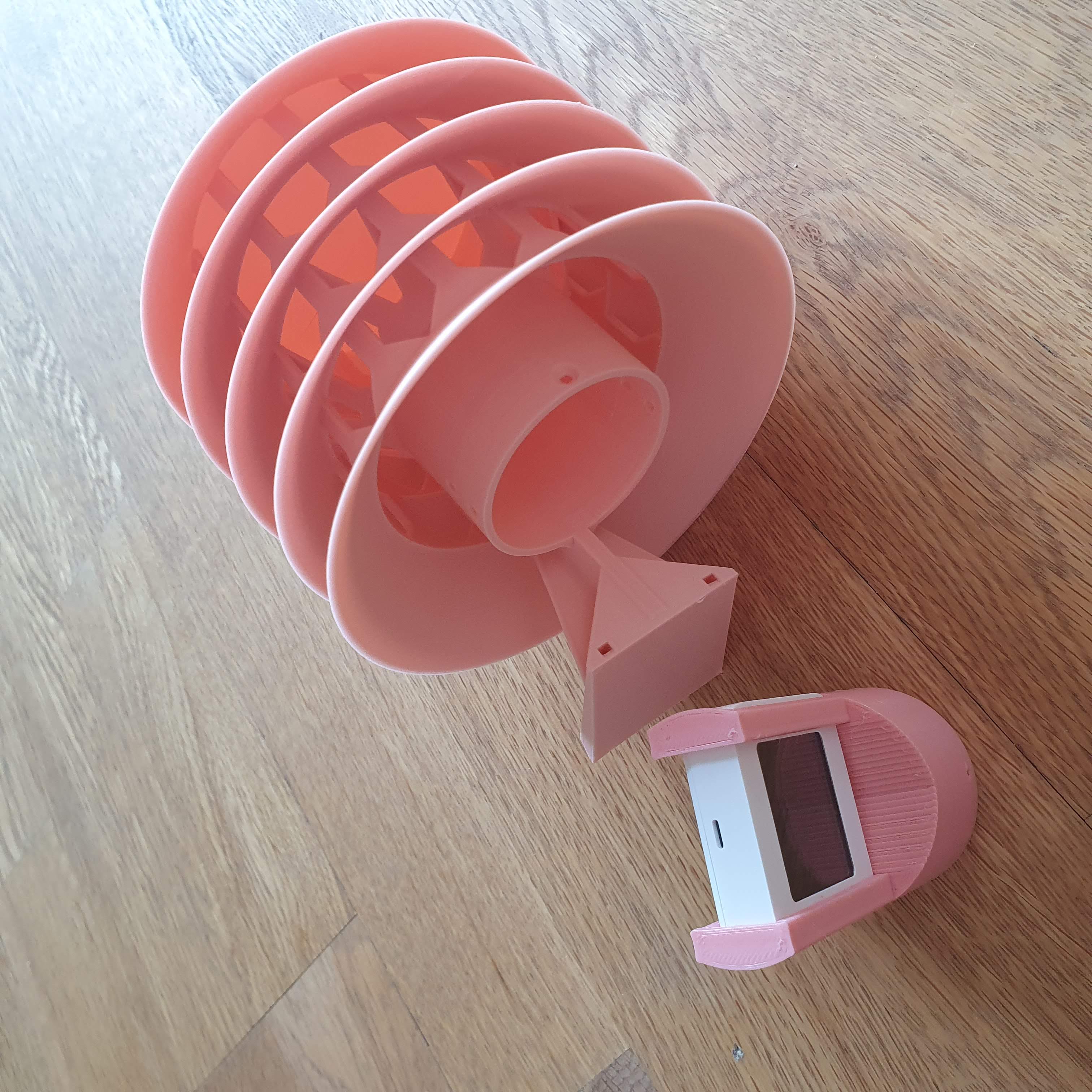 Radiation shield for Xiaomi Mijia thermometer meteostation / no supports