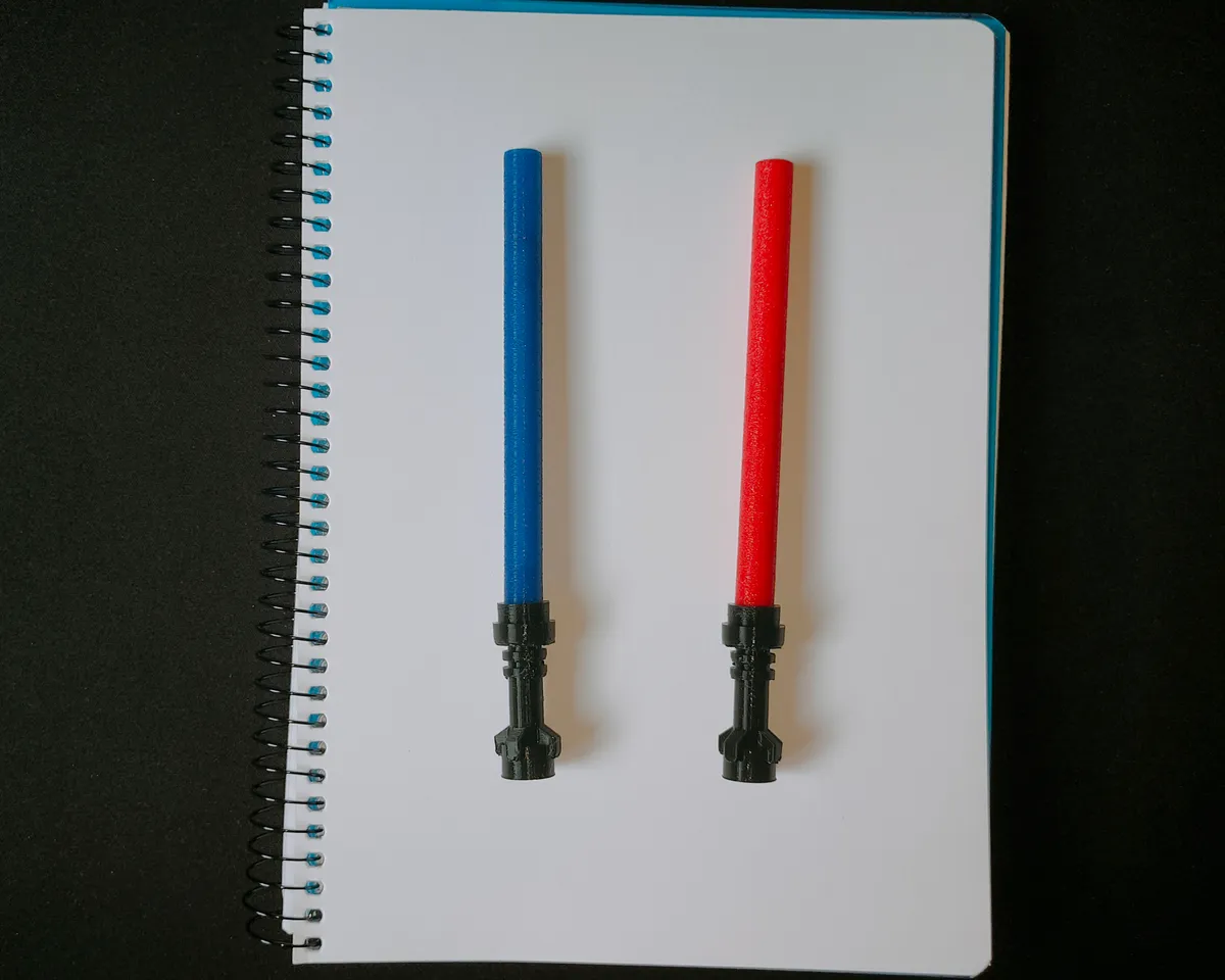 Lego Star Wars lightsaber pen by edgar, Download free STL model