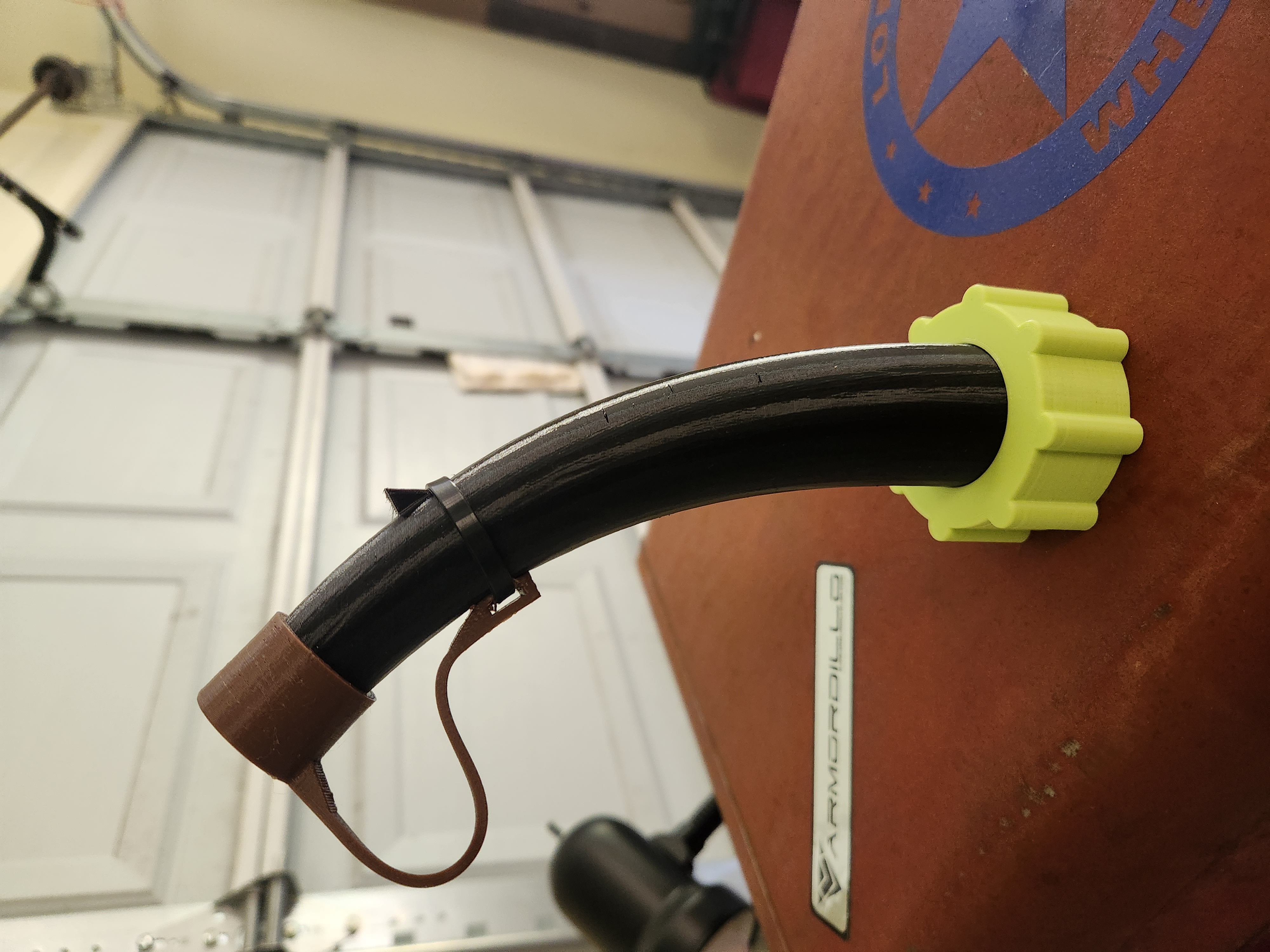 Gas Can nozzle/spout with breathing tube and rest