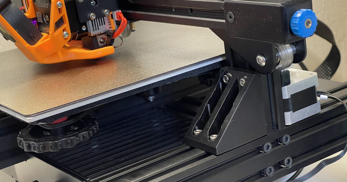 Ender 3 4040 Extrusion Z Frame Brace for Pro + V2 by