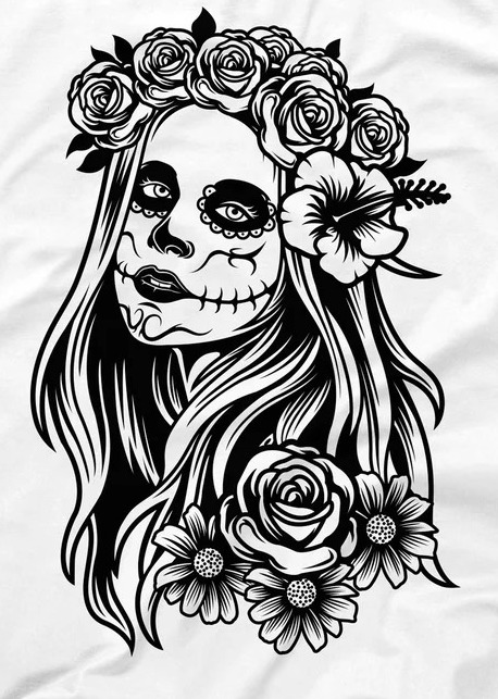 Women Sugar Skull Art by Mask Man | Download free STL model ...