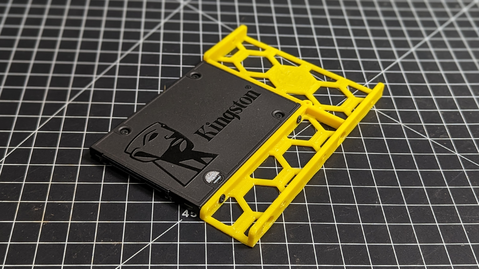 SSD adapter for slot mount systems.