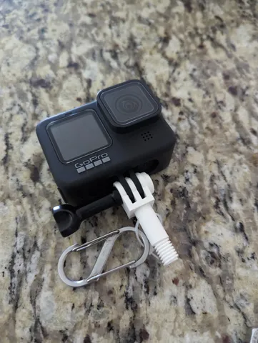 GoPro rock climbing gym mount