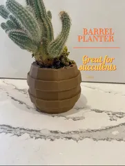 Barrel Planter - Flower Pot