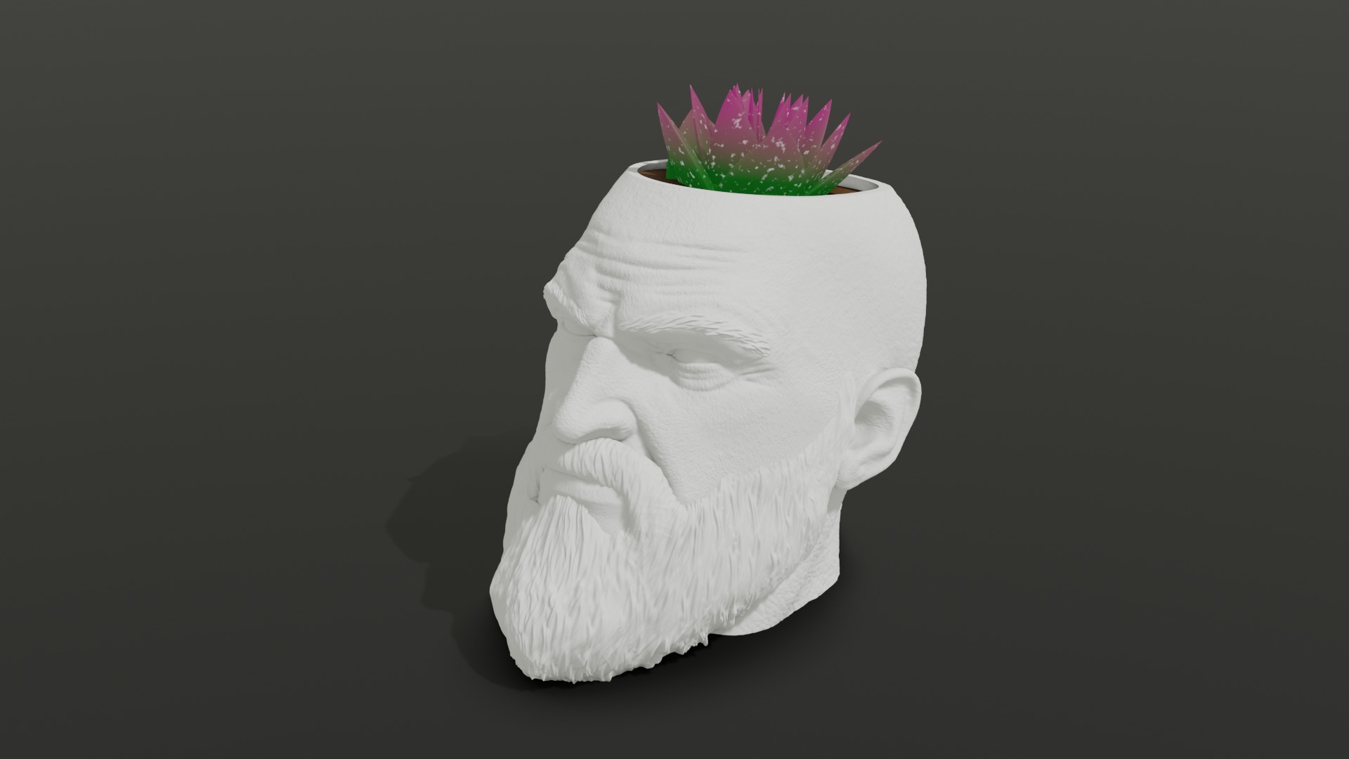 Kratos Pot Plant 3D model thumbnail