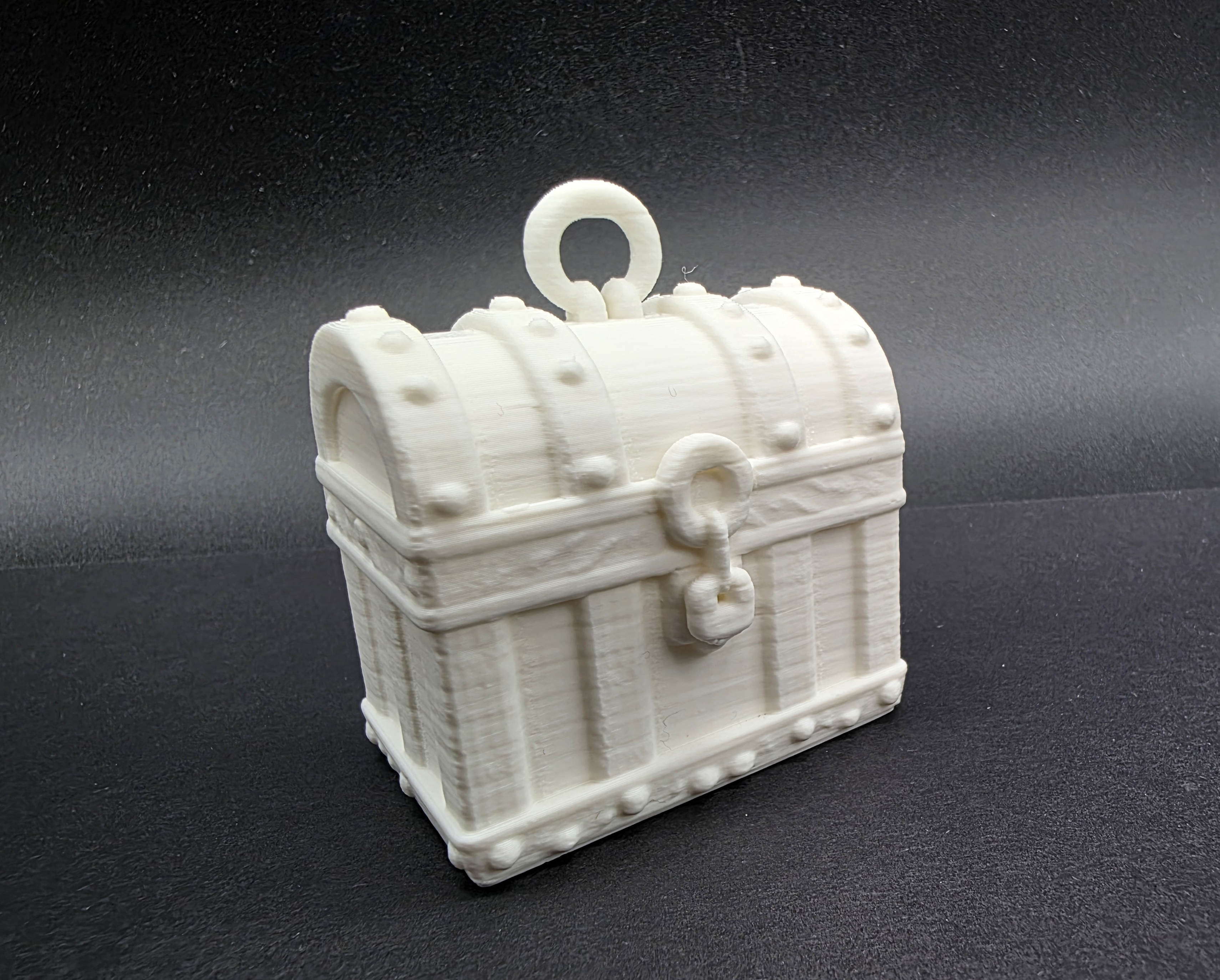 Treasure Chest Paintable Ornament