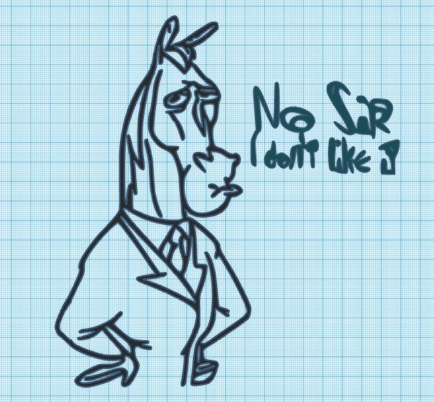 MR HORSE - REN & STIMPY - WALL ART