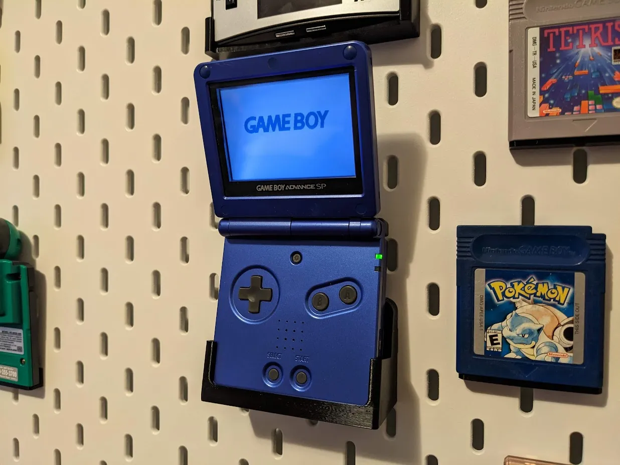 Game Boy Advance SP IKEA SKADIS Mount by Dan