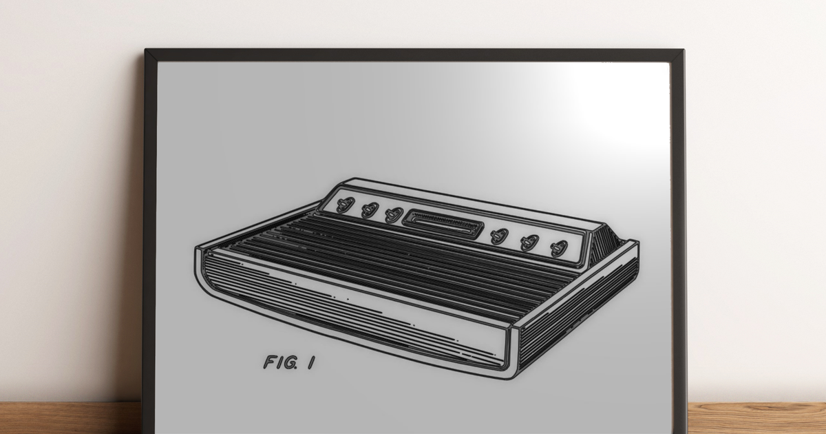 Atari Patent Art Por Nightfallvt Descargar Modelo STL Gratuito 
