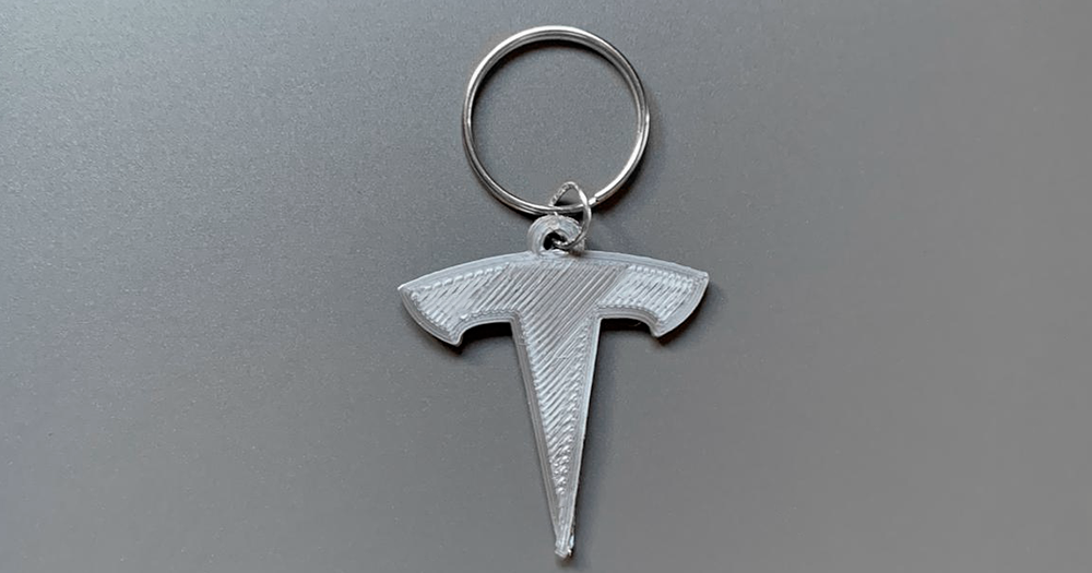 Tesla keychain by Janeo Download free STL model