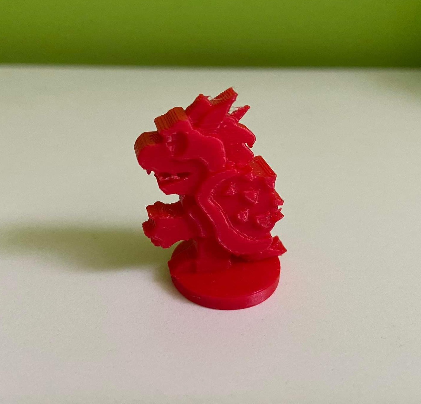 Bowser board game pawn