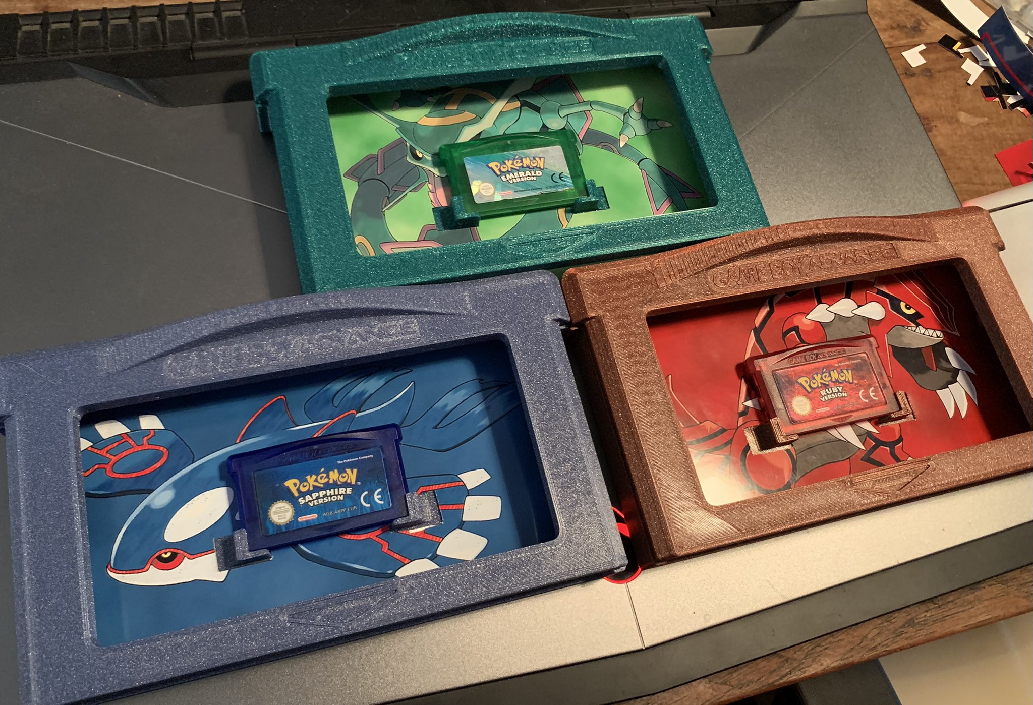 Gameboy (Advance) big cartridge display case by RetroGameRevival