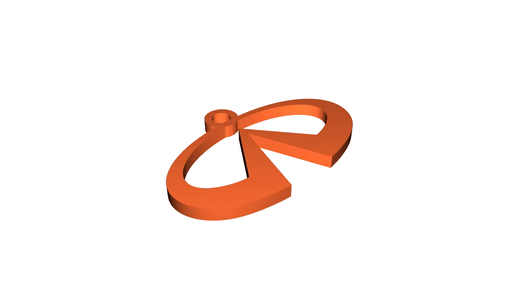 Infinity keychain by Janeo | Download free STL model | Printables.com