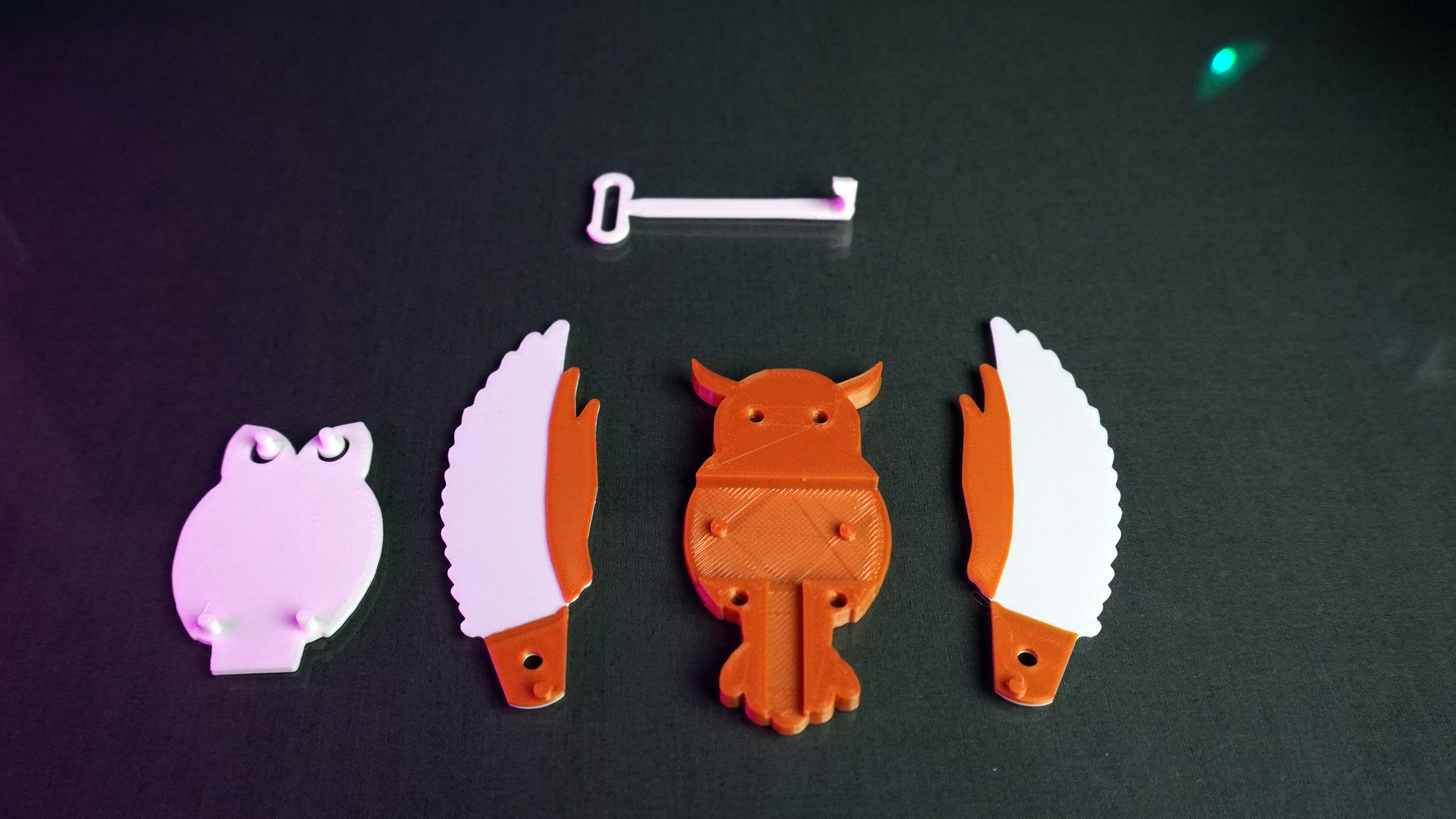 Miniatura 4 do modelo 3D Owl Key Hanger