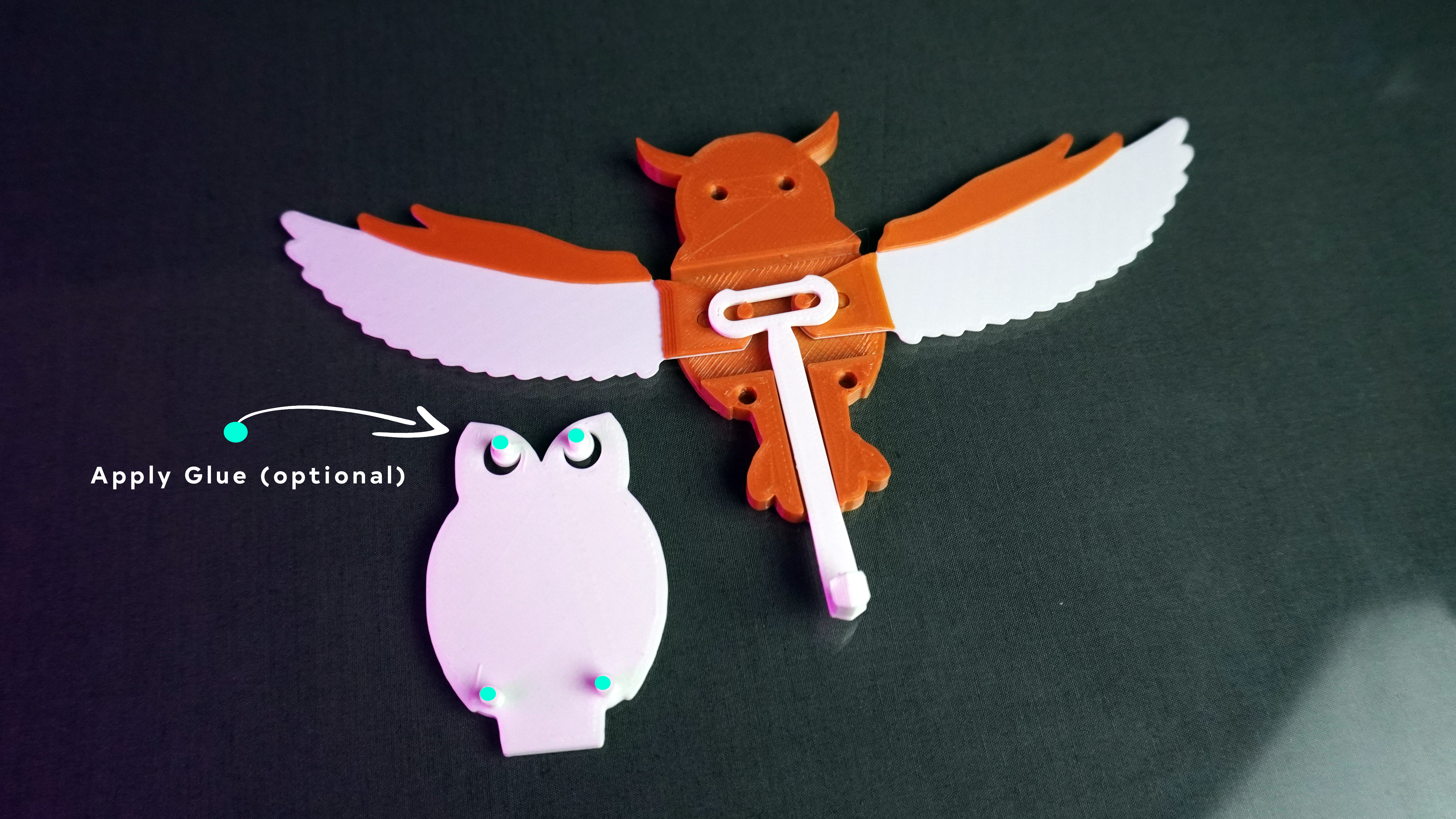 Miniatura 6 do modelo 3D Owl Key Hanger