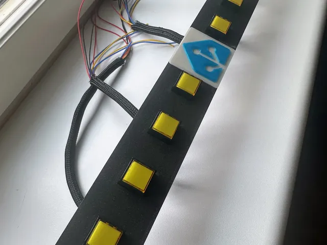 Rack pushbutton panel
