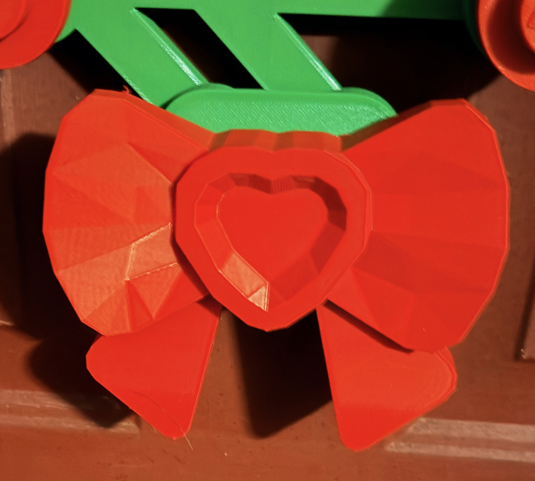 Large Heart Bow Adapter 3D model thumbnail