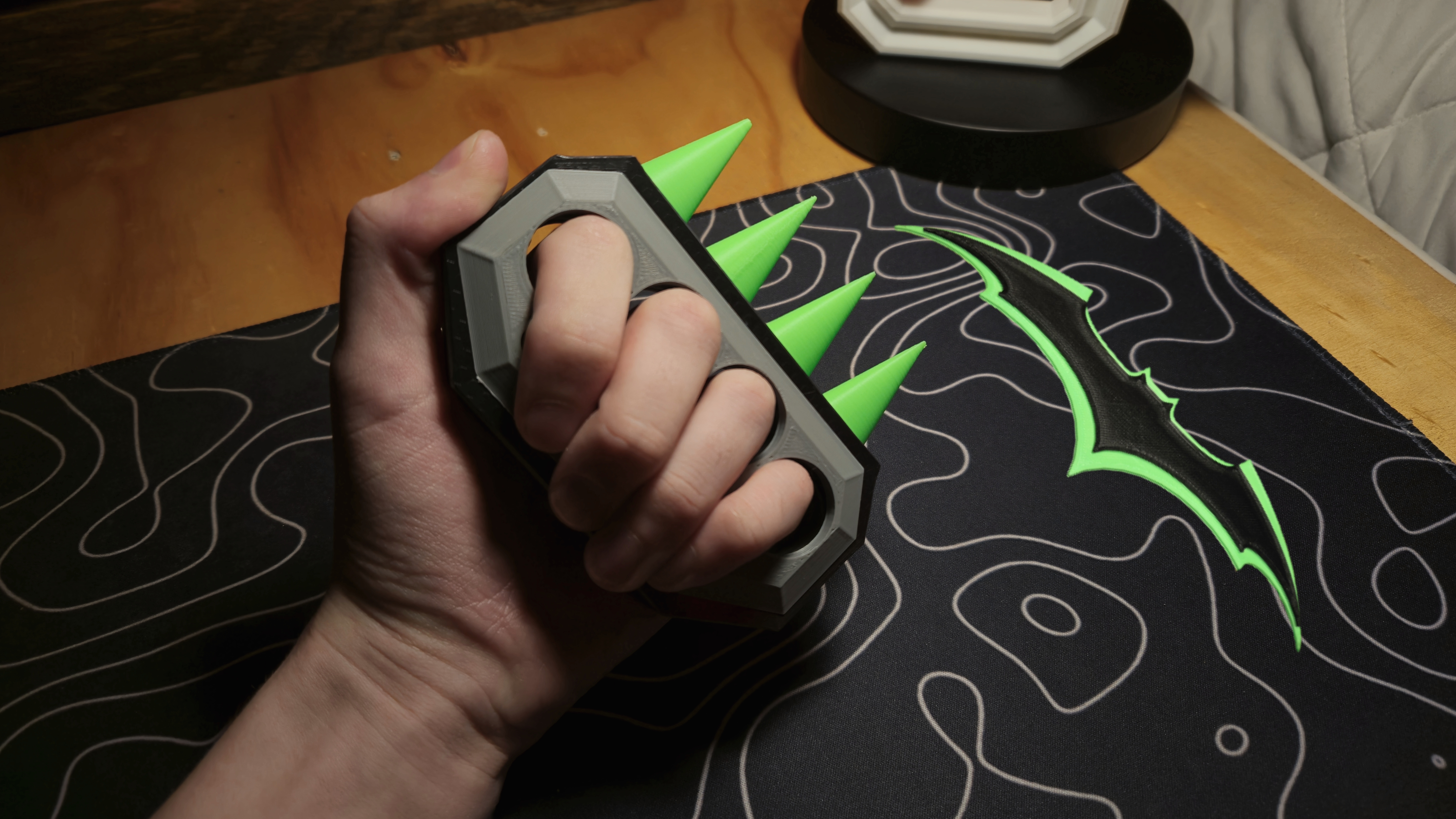 Batman Kryptonite Knuckles (Dull Spikes Available)
