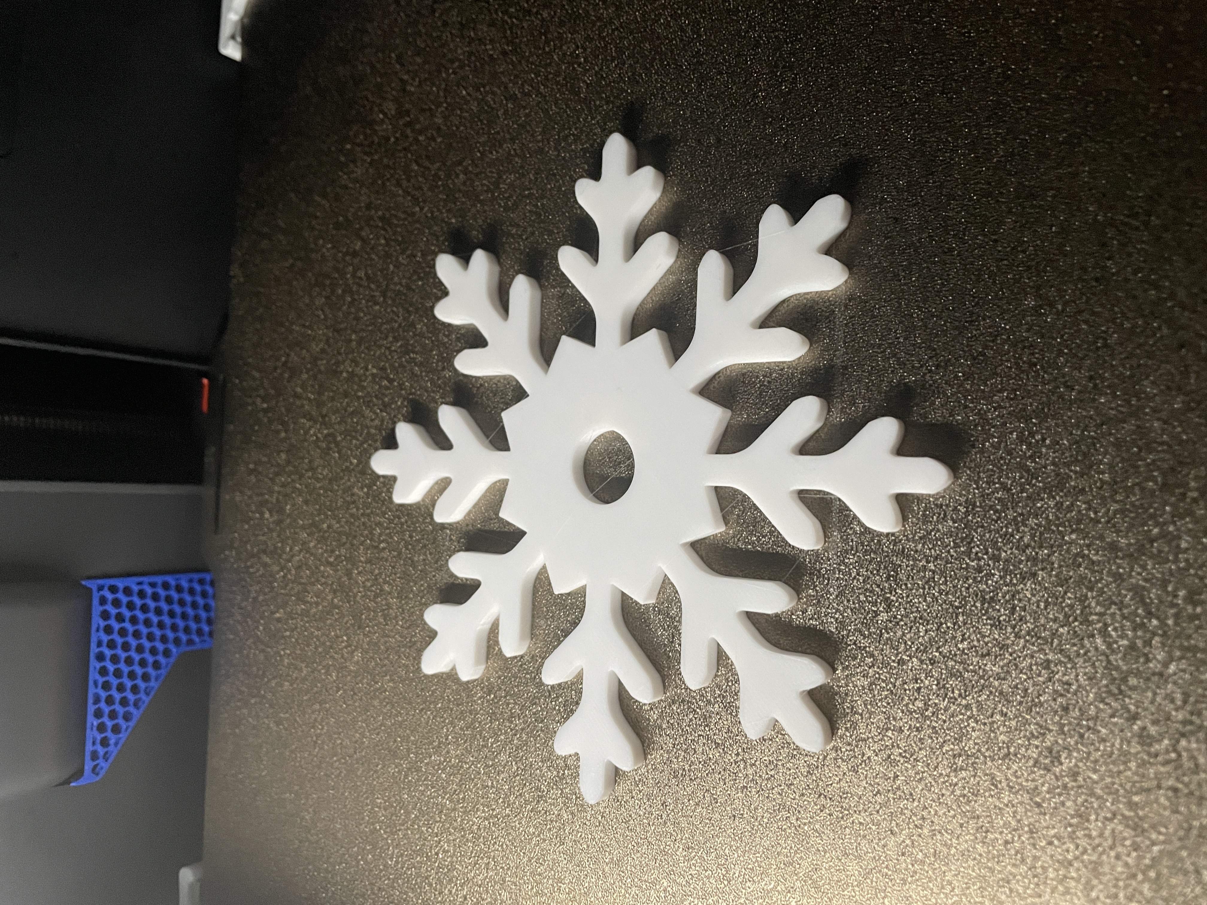 Snowflake ornament or cup coaster