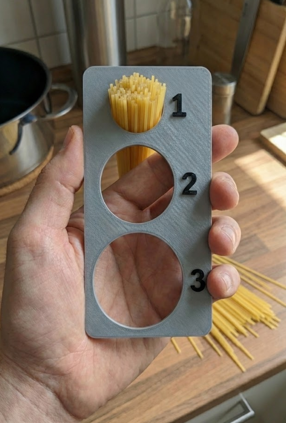 Spaghetti Portion Tool | Kompaktní odměrka na špagety (1-3 porce)