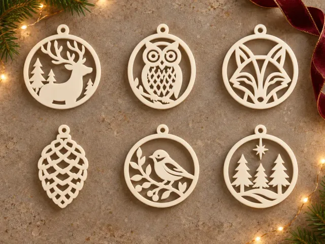 Classic Christmas Tree Ornaments v2