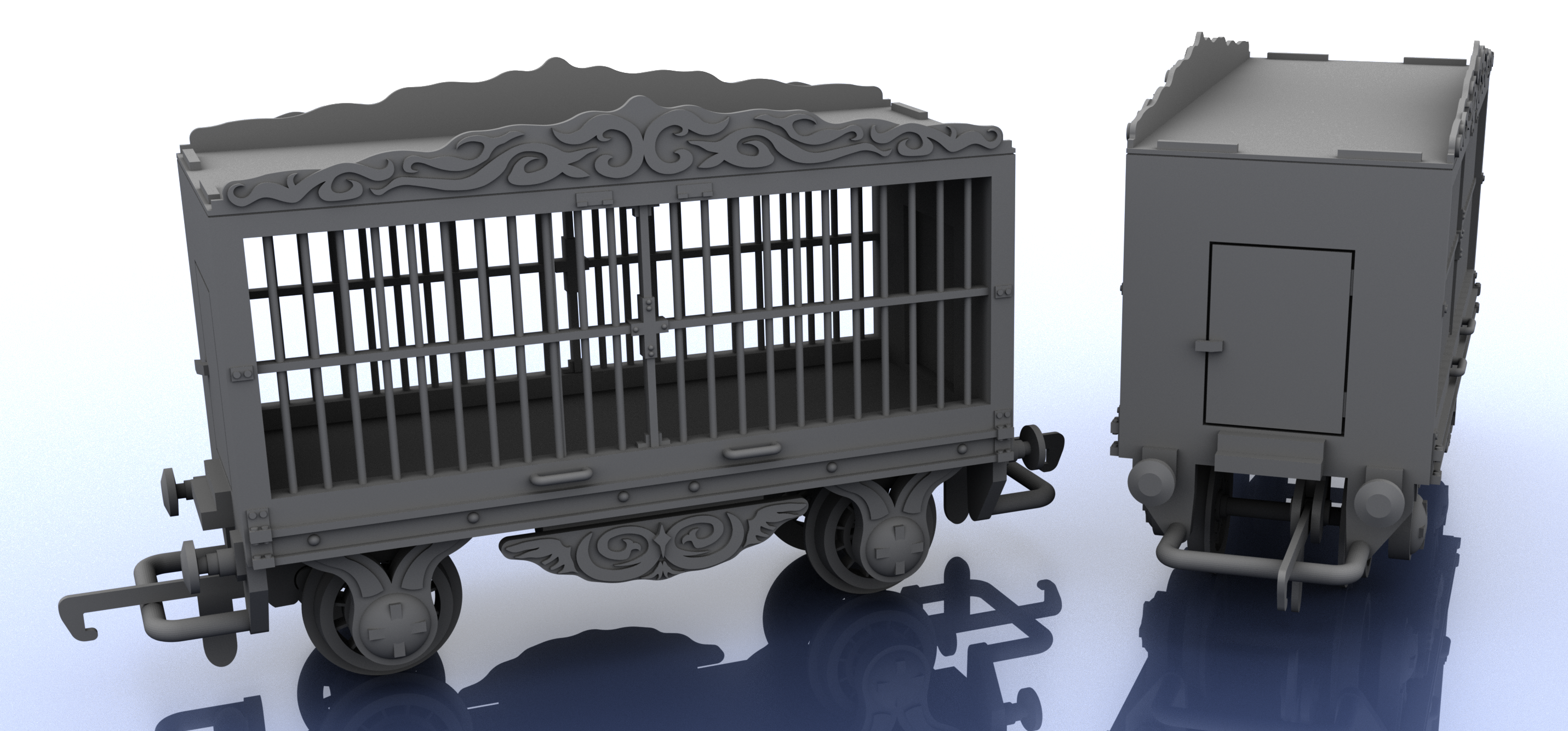 OO Scale Train - Circus - Cage Style 2