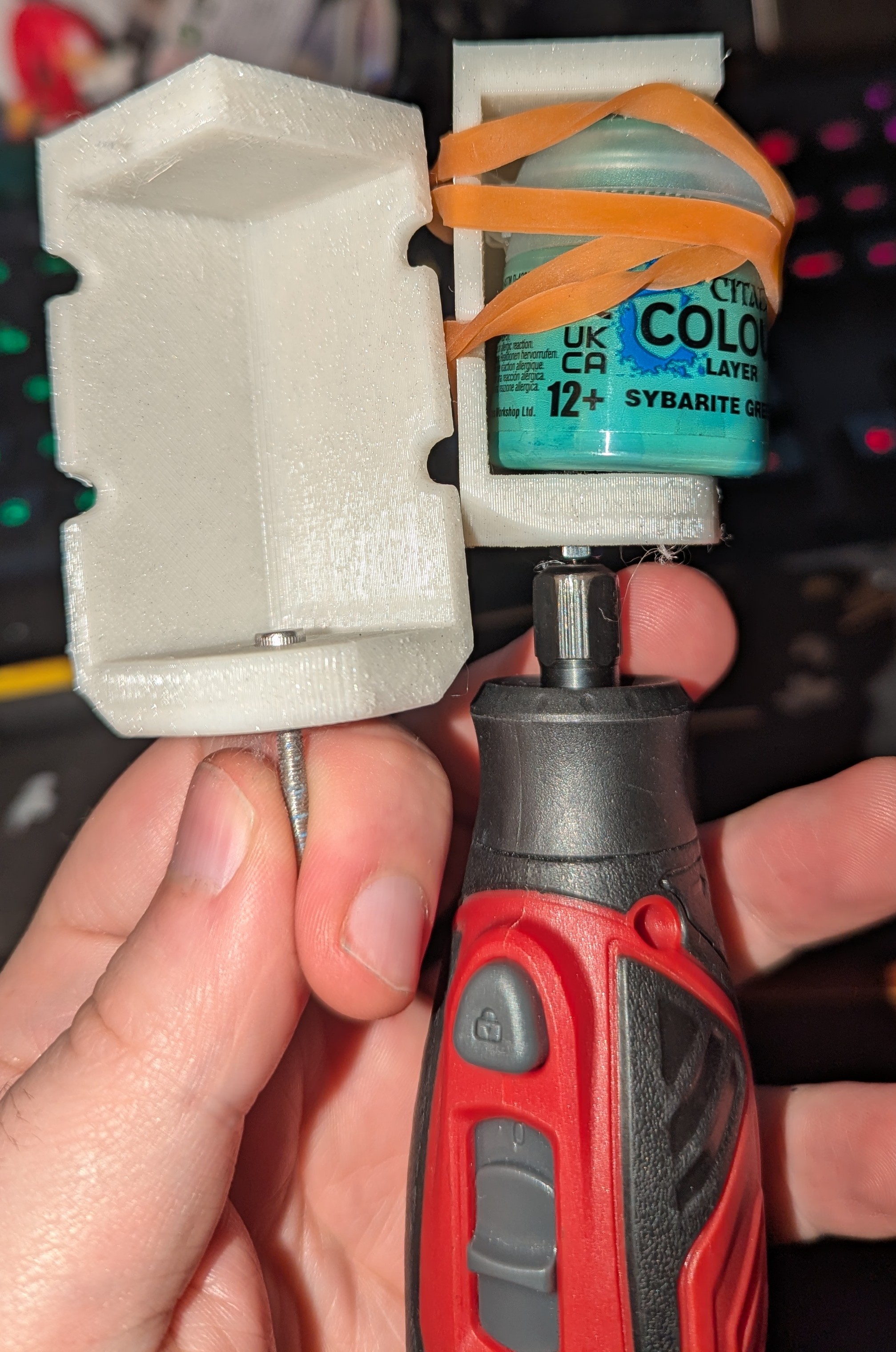 Warhammer Citadel Paint Mixer for Rotary Tool (Including Larger Bottles)