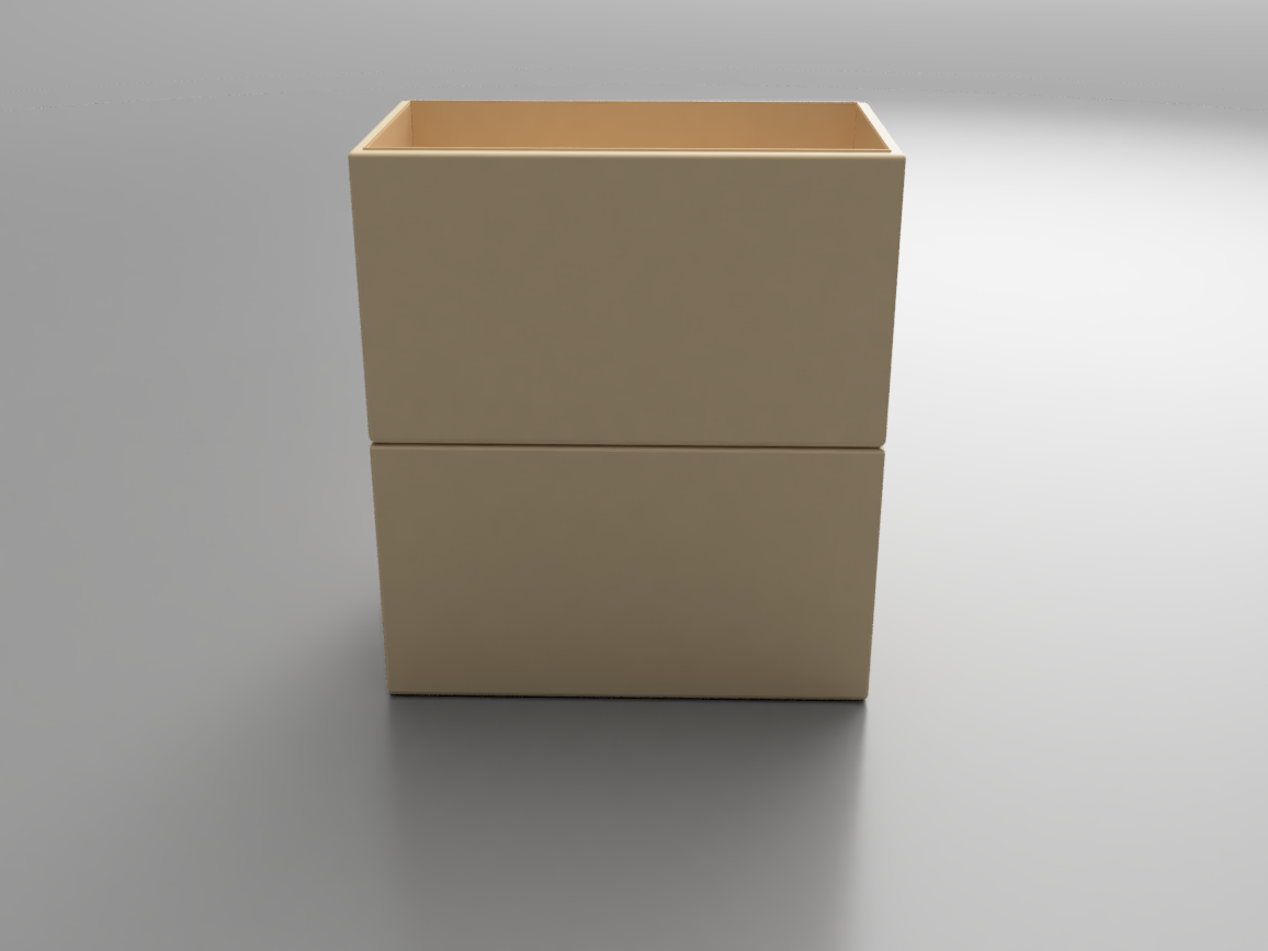 Parametric modular Drawer stackable  | Tiroir Modulaire Paramétrique superposable / Box parametric for drawer — miniatura 9