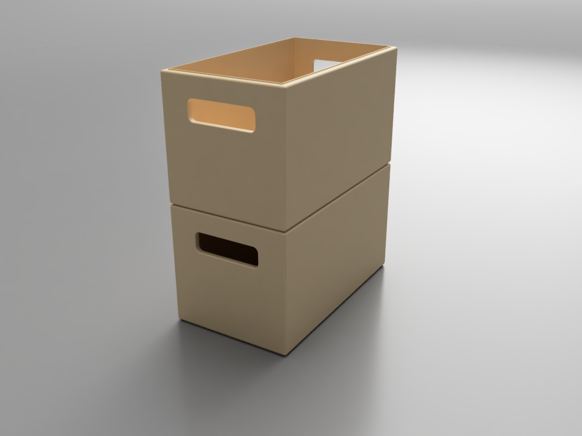 Parametric modular Drawer stackable  | Tiroir Modulaire Paramétrique superposable / Box parametric for drawer — miniatura 8