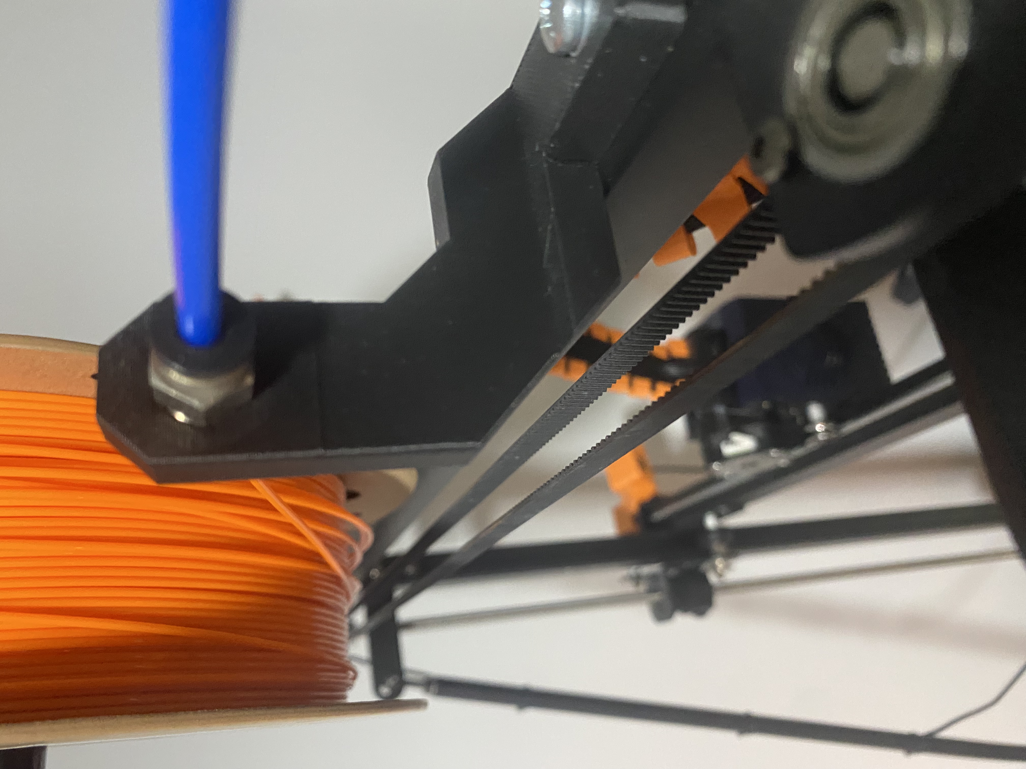 Filament Guide PC4 M10 for Kobra 2 Max (or any other printer with a t-slot bar on top)
