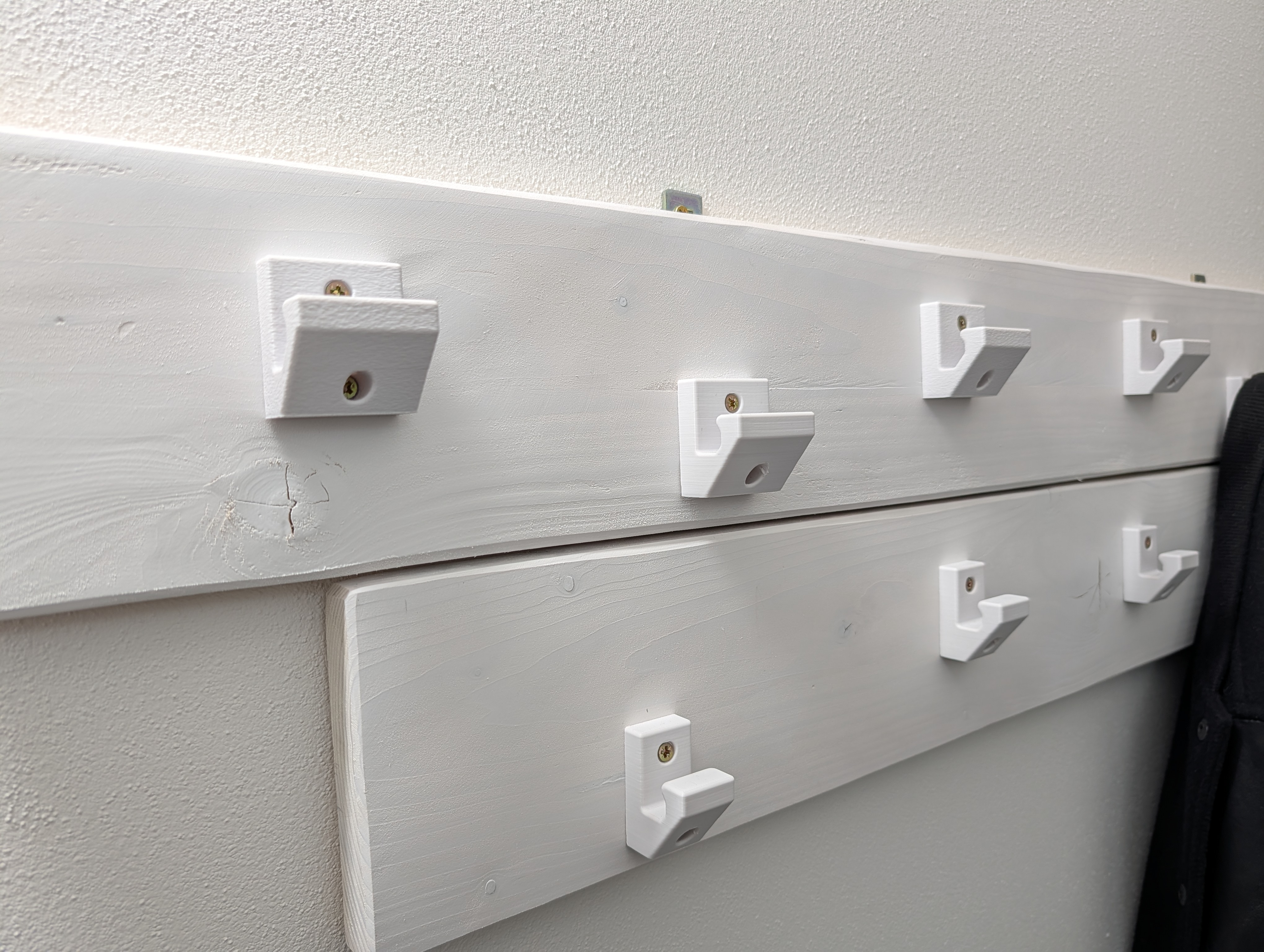 Screw-Mounted Coat & Bag Hook | 3 Sizes