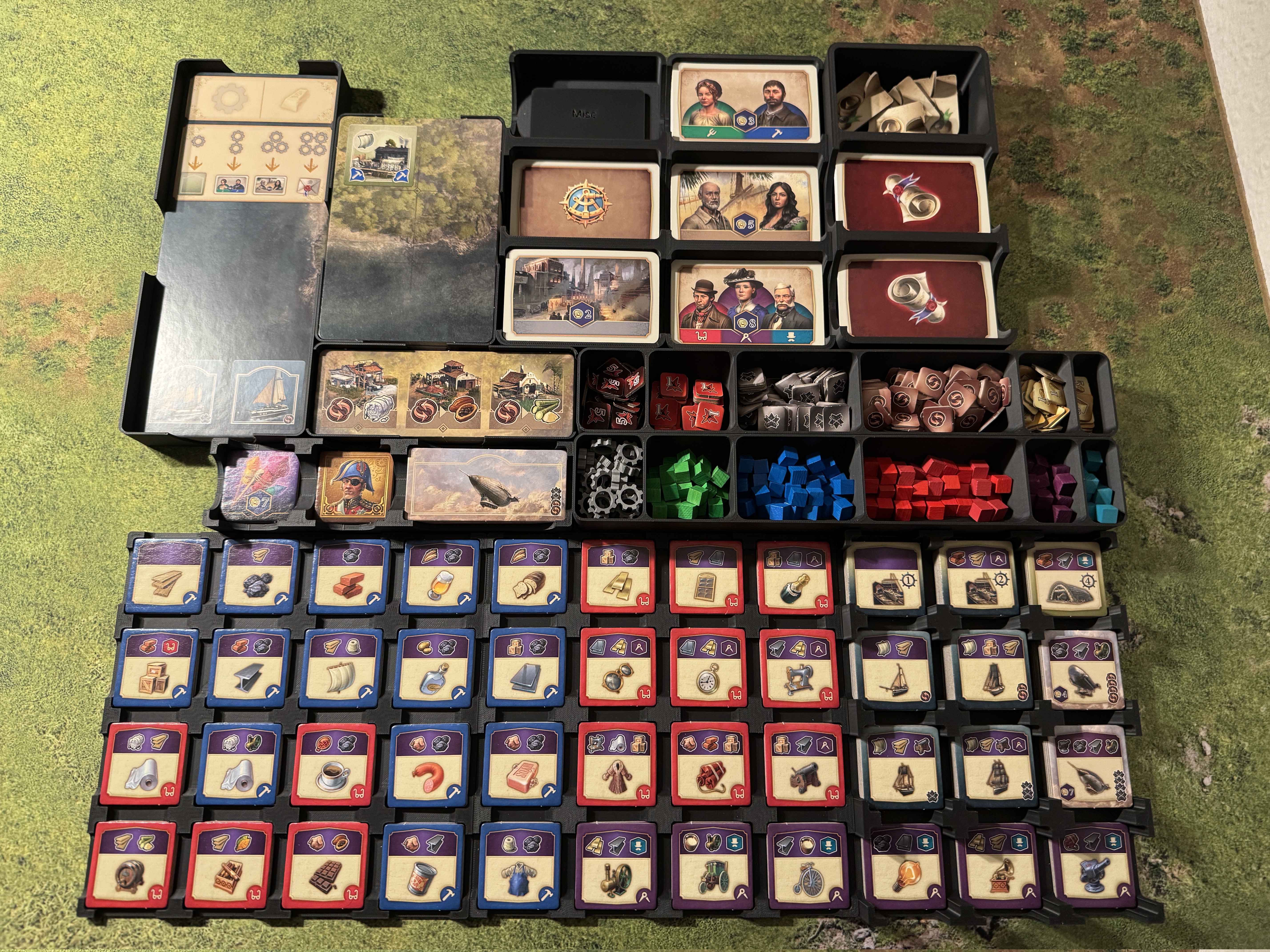 Anno 1800 board game incl. expansion organizer