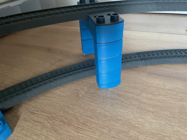 Märklin MyWorld Hochbahn Pillars full/half high 3D model