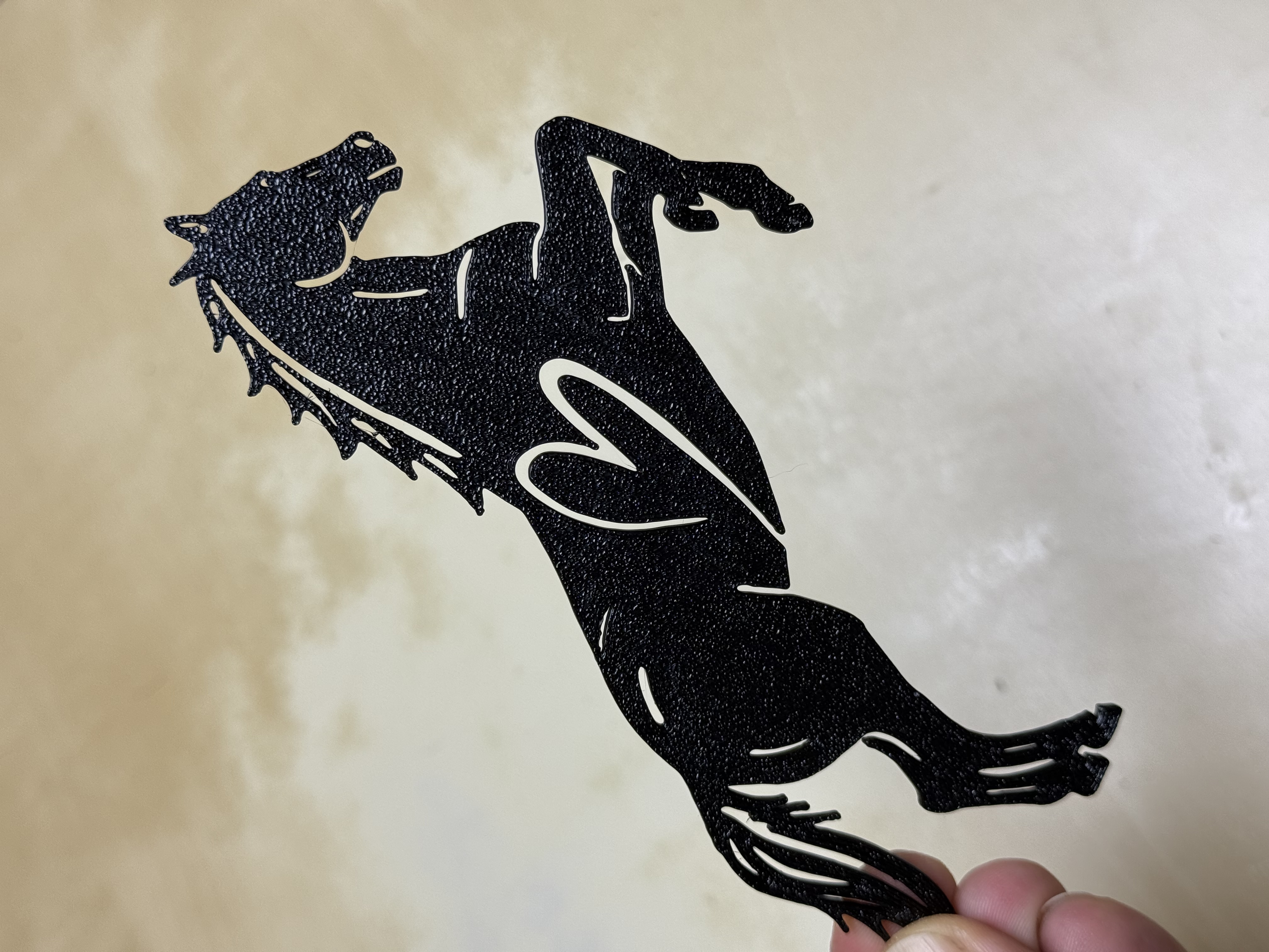 Horse wall decoration