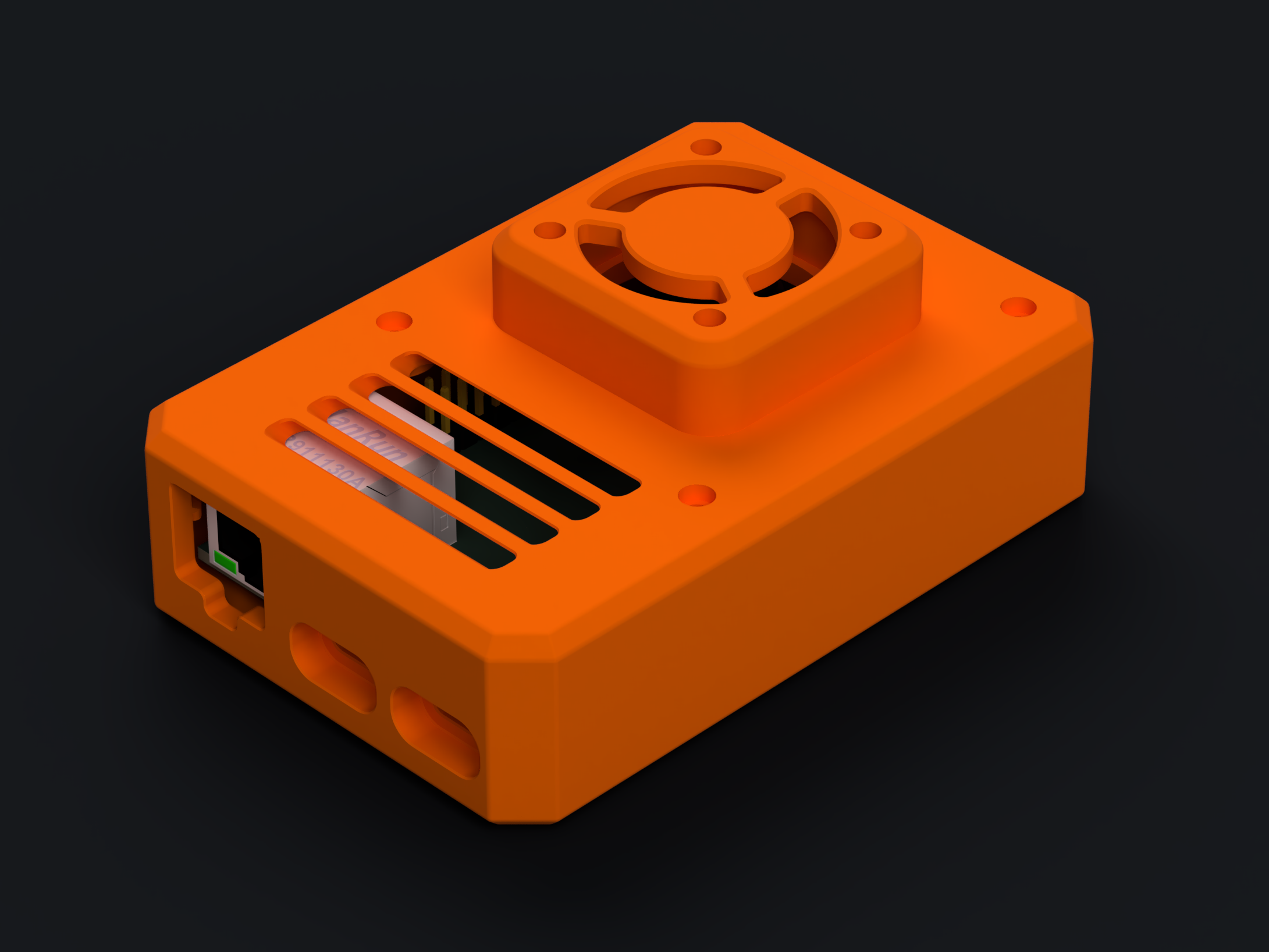 Fishball SDR Case 3D model