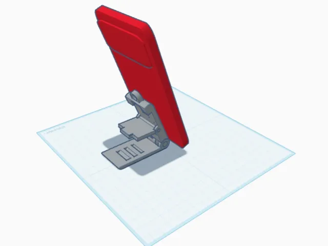 Keychain phone holder