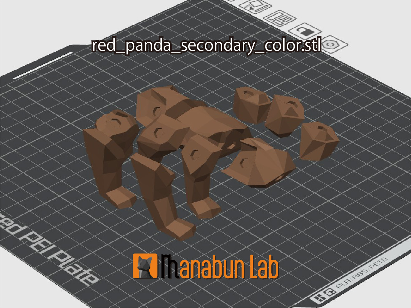 Low Poly Red Panda Puzzle — miniatura 7