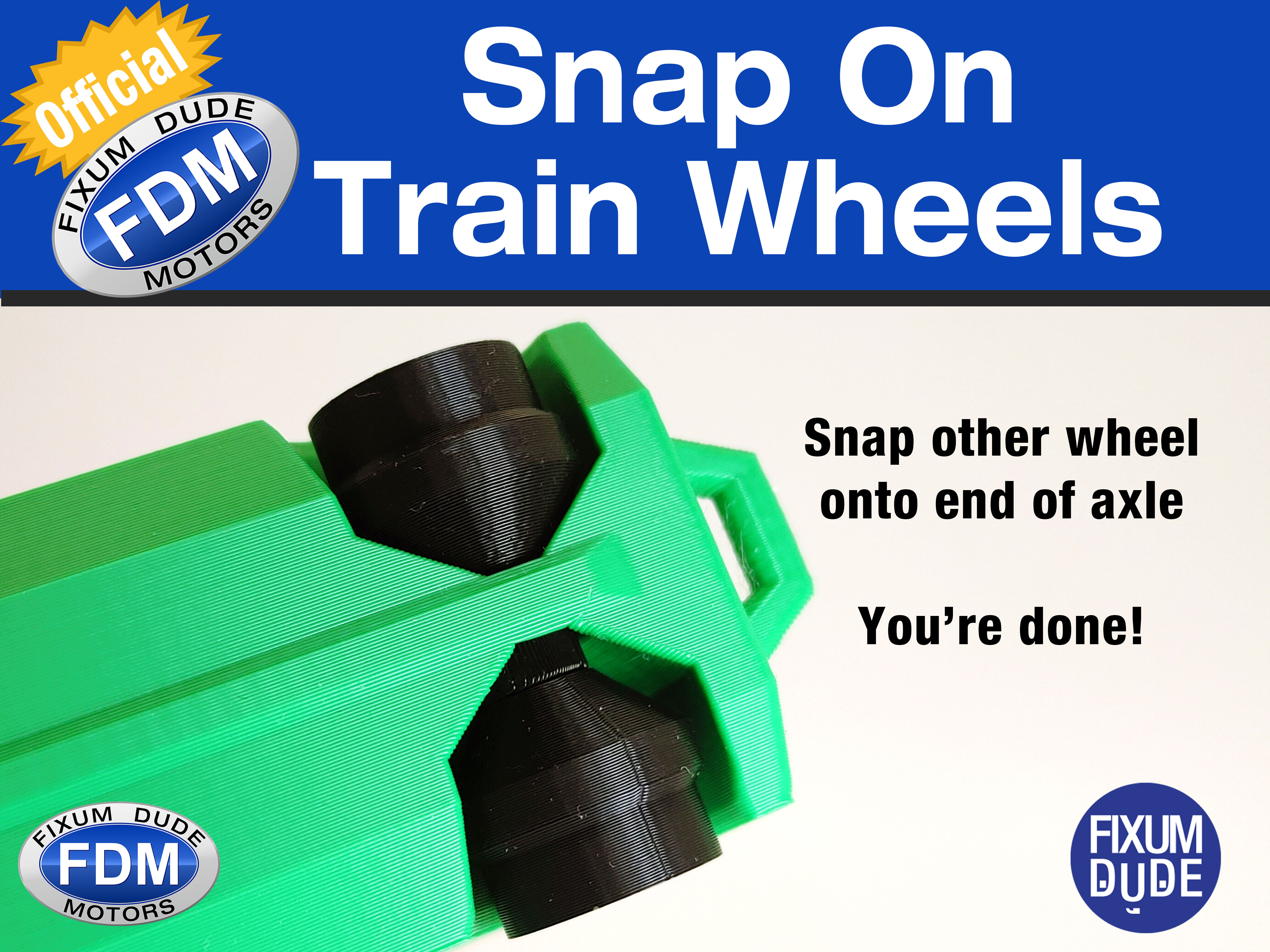 FDM PiP Trains Snap On Replacement Wheels — thumbnail 5