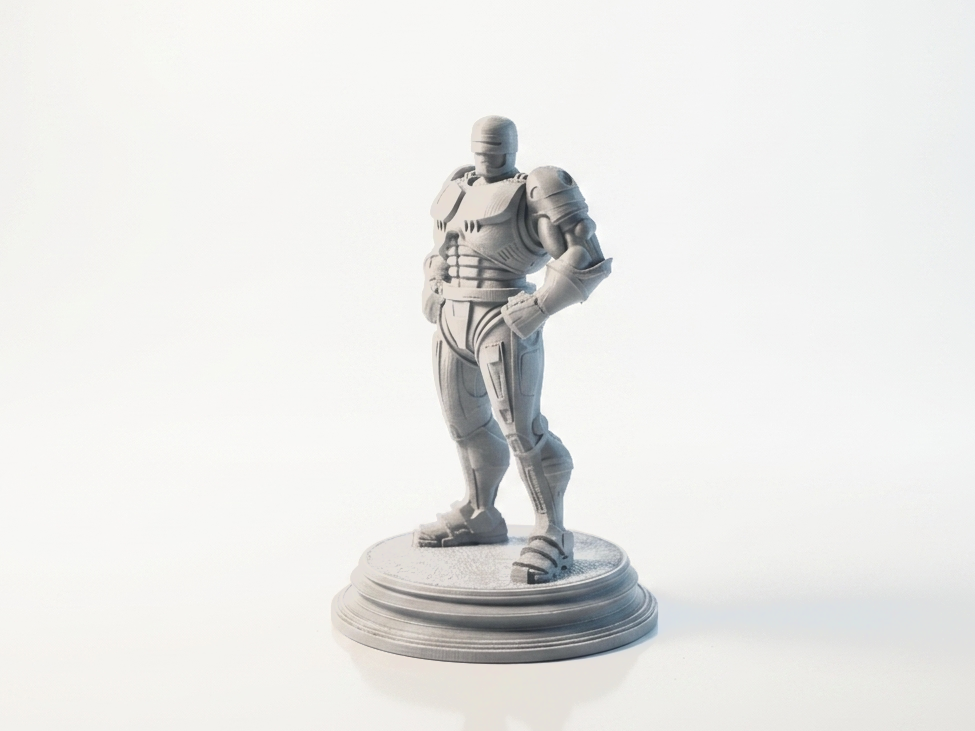 Buff Robocop Figurine Sci-Fi Collectible 3D Printable