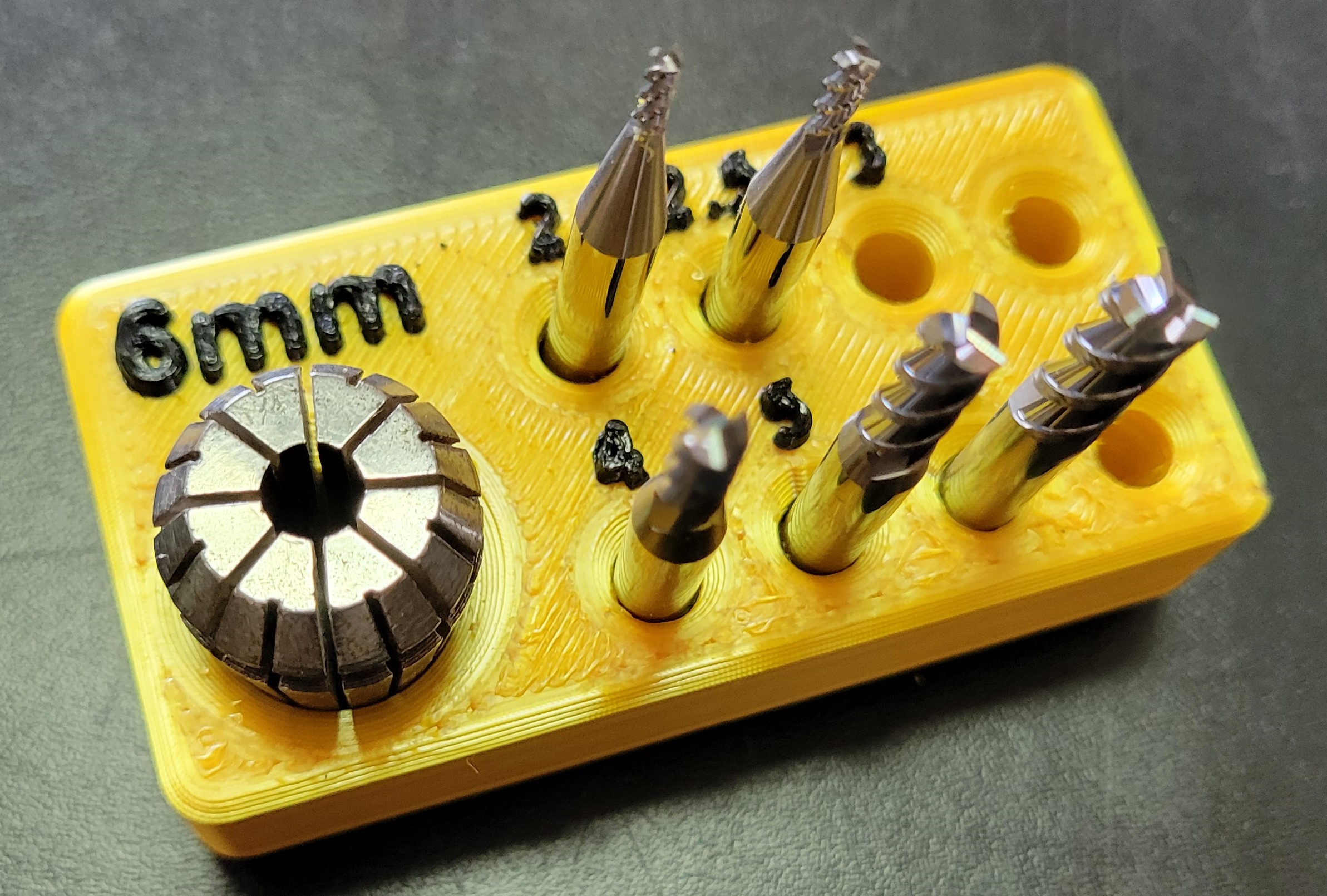 Miniatura 2 do modelo 3D Gridfinity Collet Holders