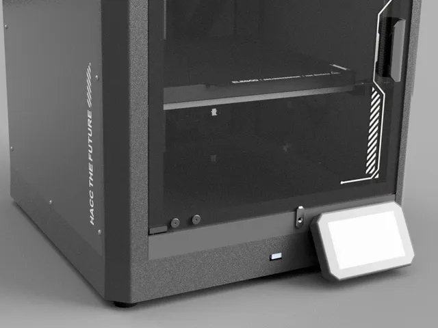 Locking magnetic door latch with improved WiFi Antenna for Elegoo Centauri Carbon