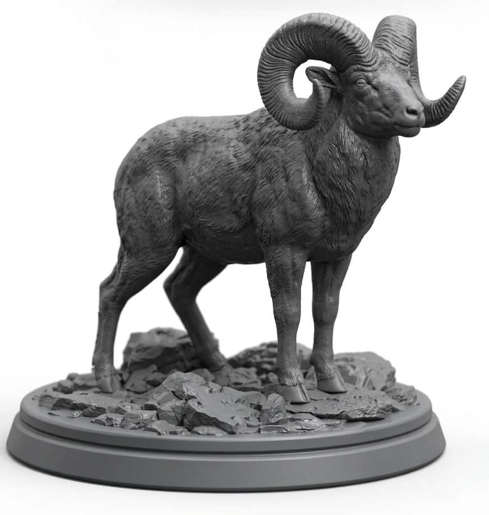 Ovis Canadensis Statue